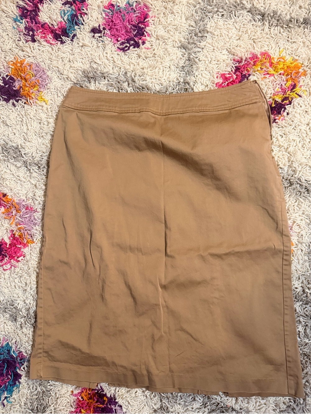 Allison Taylor Tan Pencil Skirt, size 10